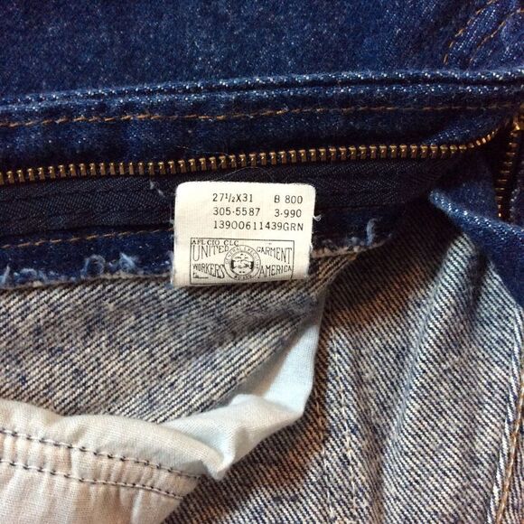 VINTAGE 80’S HIGH WAIST LEE RIDERS JEANS! SZ. 10 - Picture 4 of 10